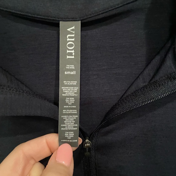 Vuori Midnight Blue Quarter-Zip Pullover - Picture 3 of 5